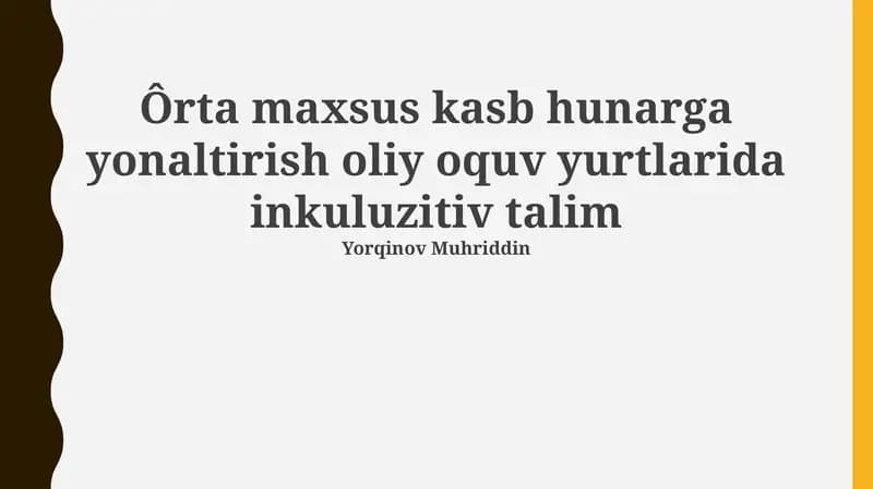 Muvaffaqiyatli Misollar va Tajribalar