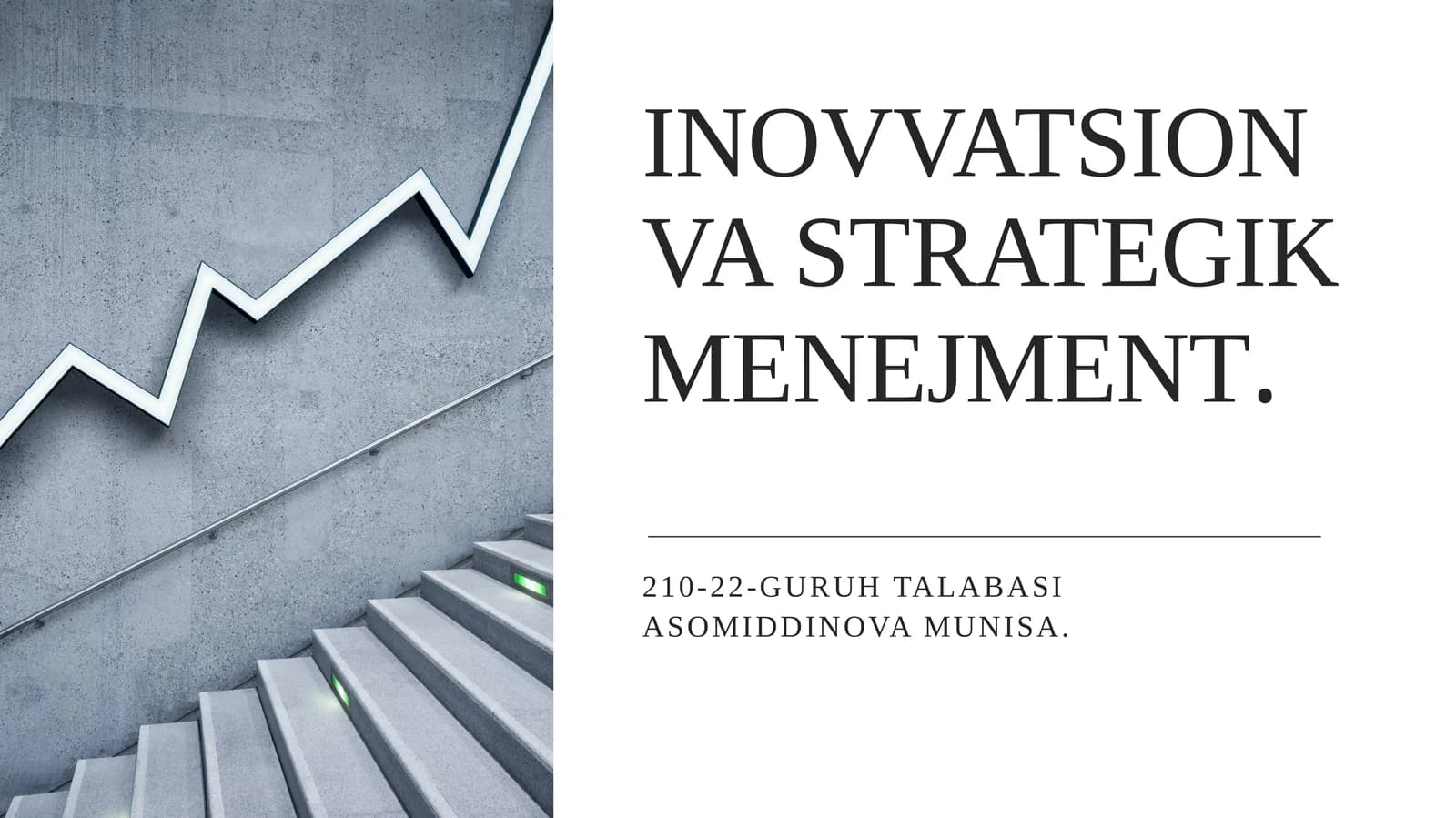 INOVVATSION VA STRATEGIK MENEJMENT