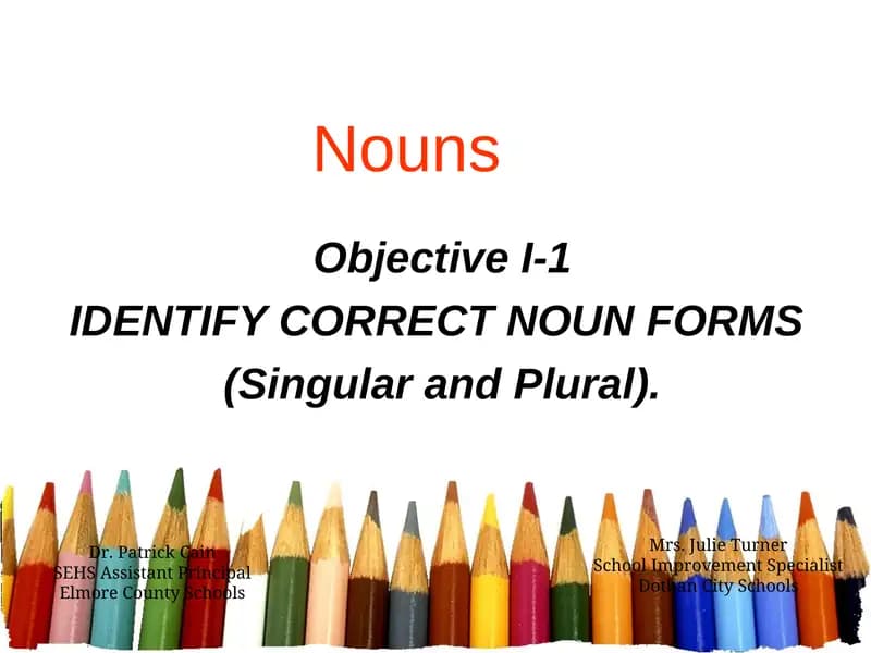 Proper Nouns