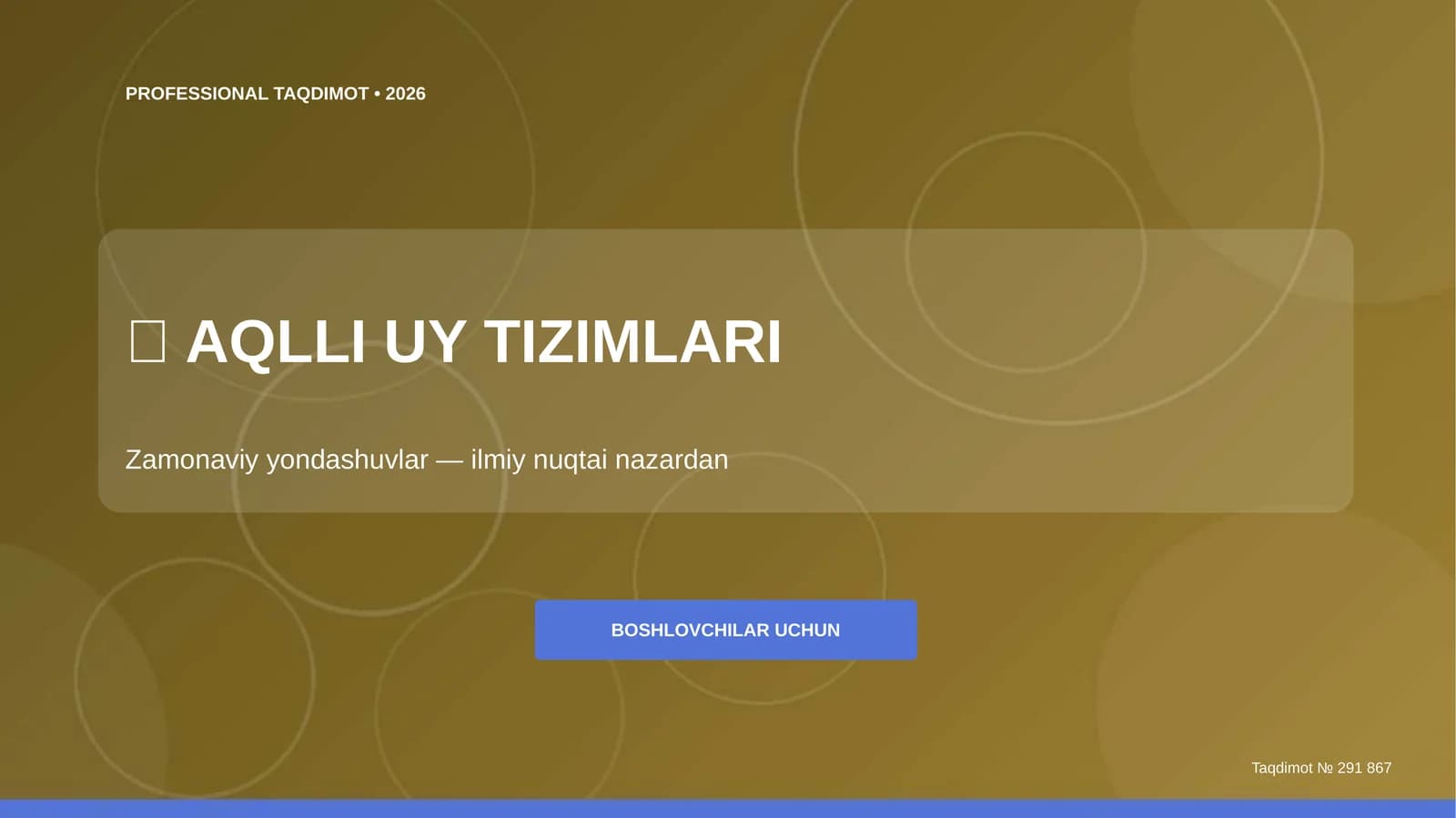Aqli Uy Tizimlari