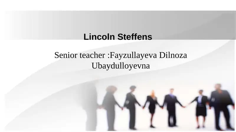 Lincoln Steffens