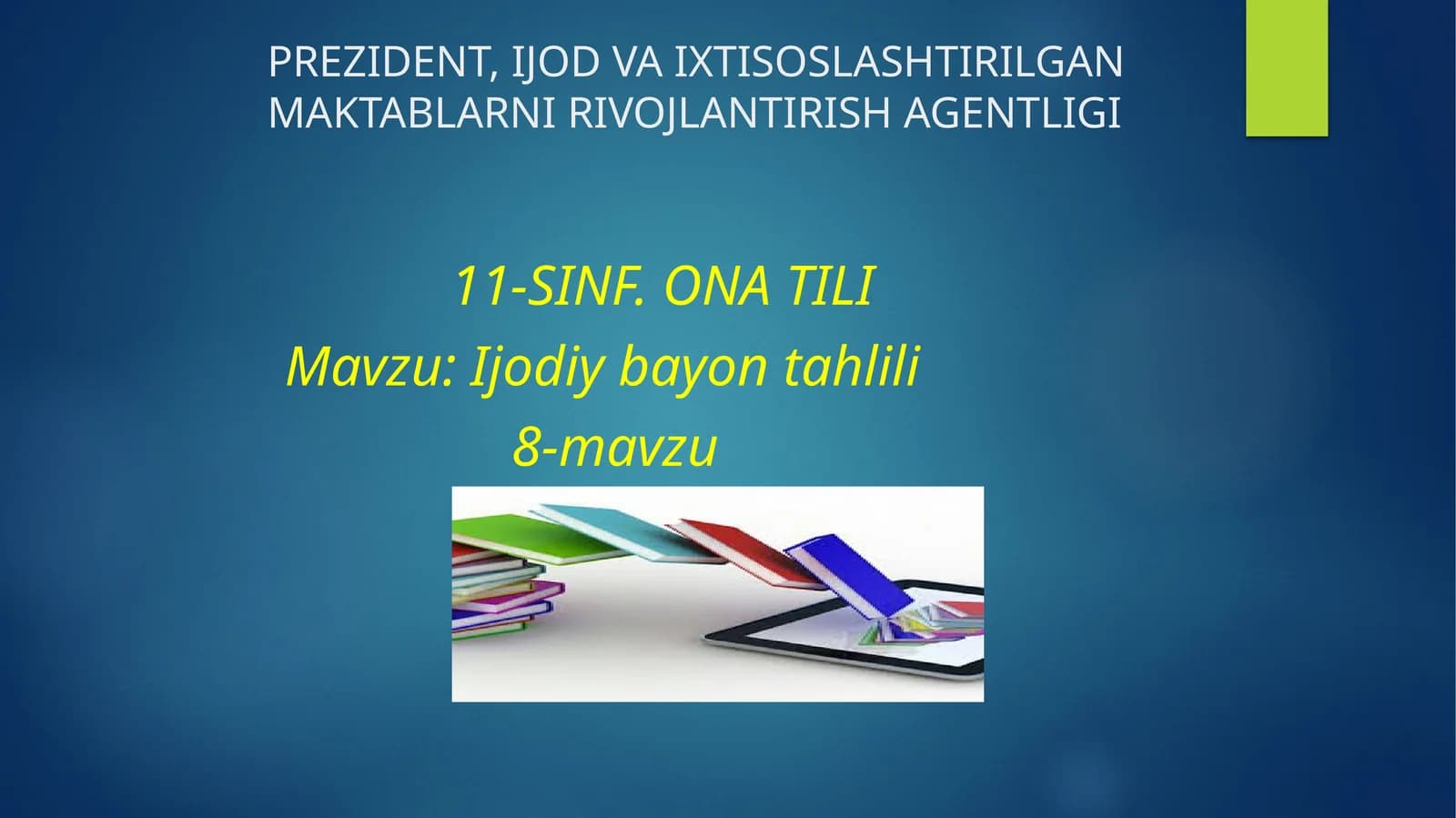 Ijodiy bayon tahlili