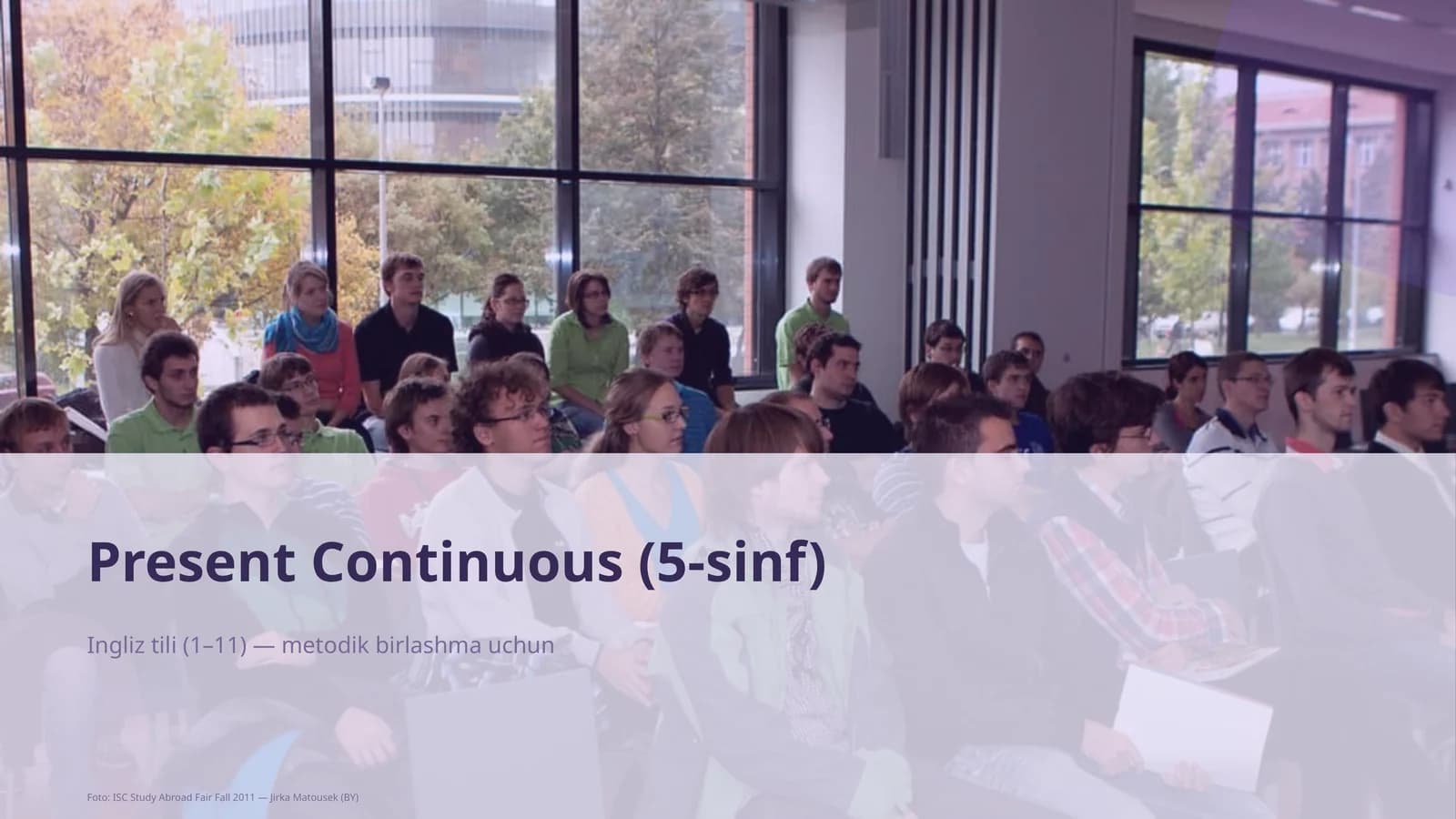 Present Continuous (5-sinf)
