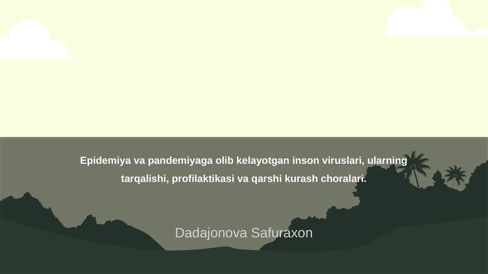 Dadajonova Safuraxon