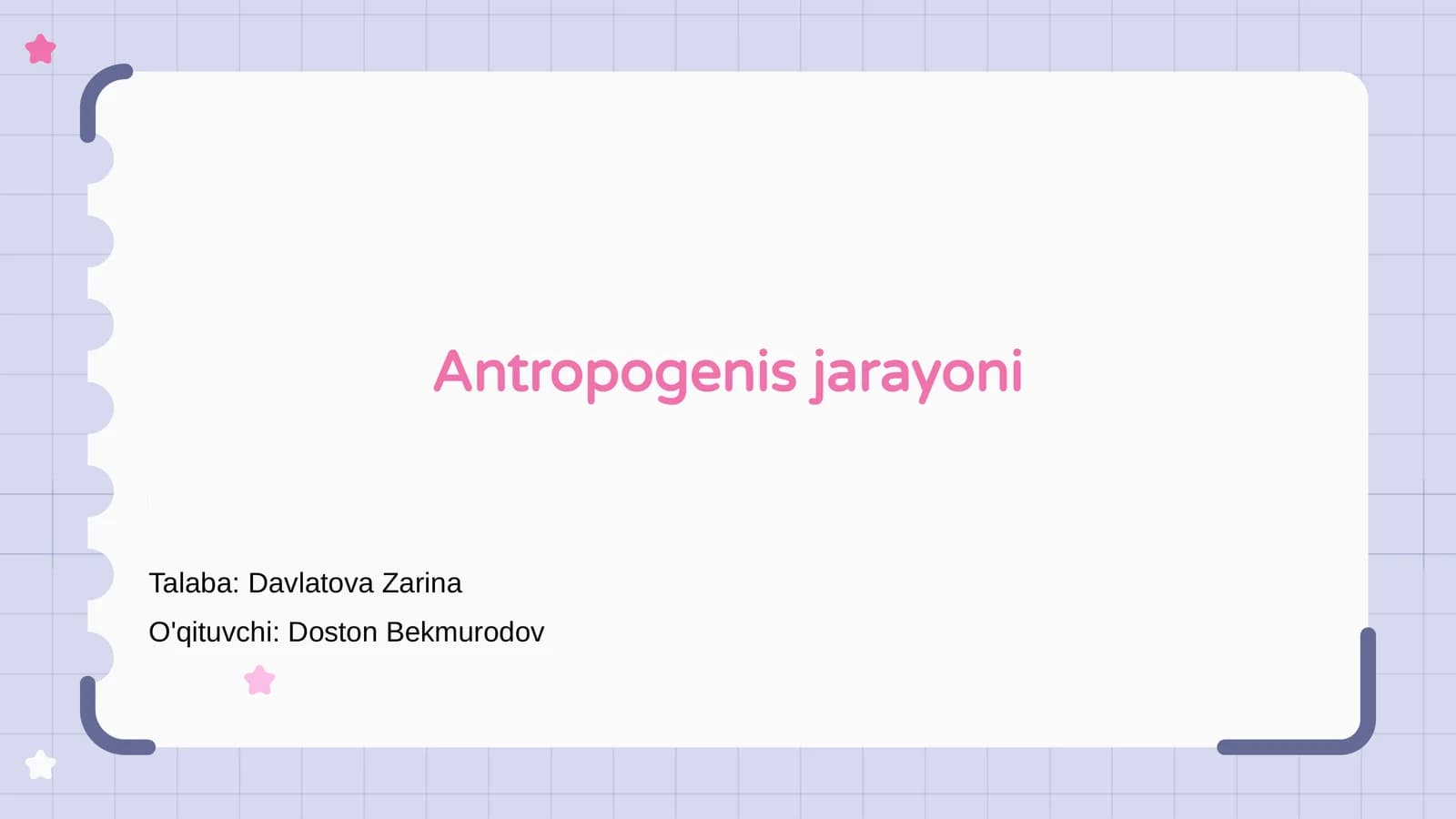 Antropogenis jarayoni