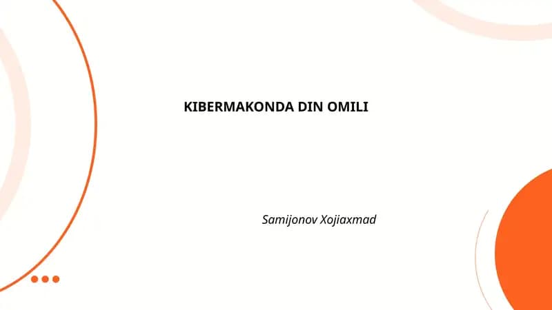 KIBERMAKONDA DIN OMILI