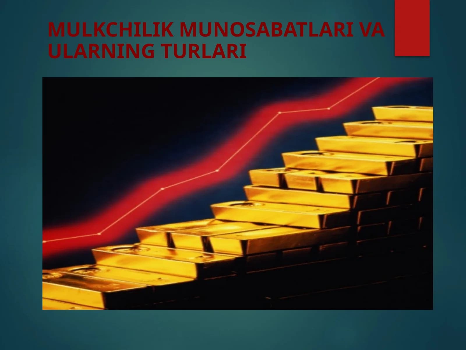 MULKCHILIK MUNOSABATLARI VA ULARNING TURLARI