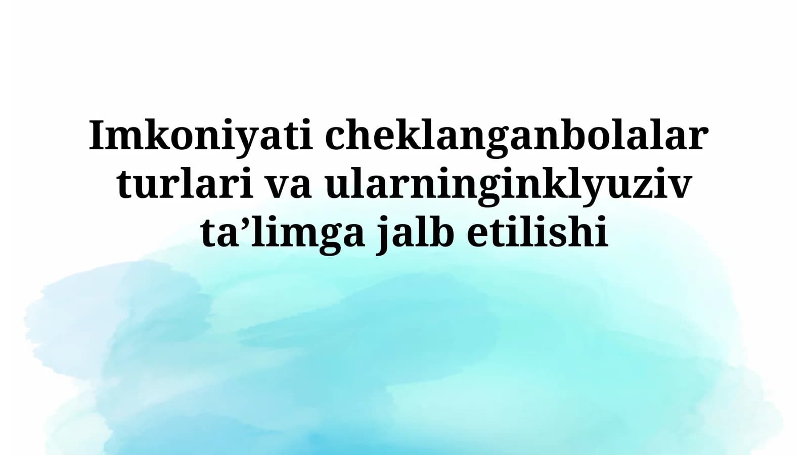 Nogironlik: Ta'rifi va tasnifi