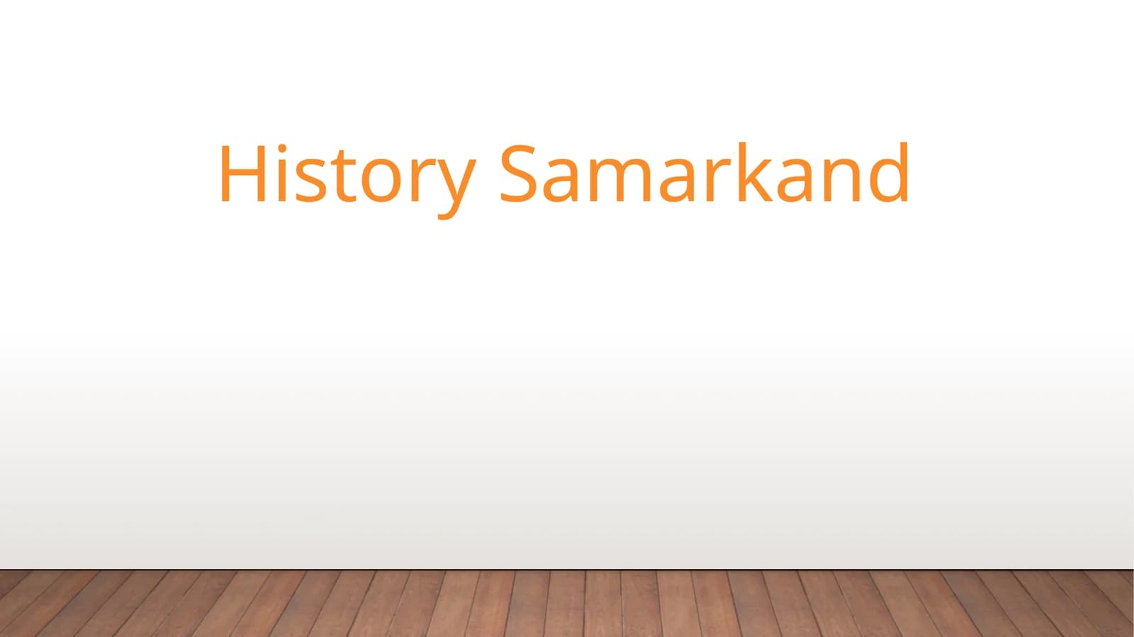 hitory of samarkand