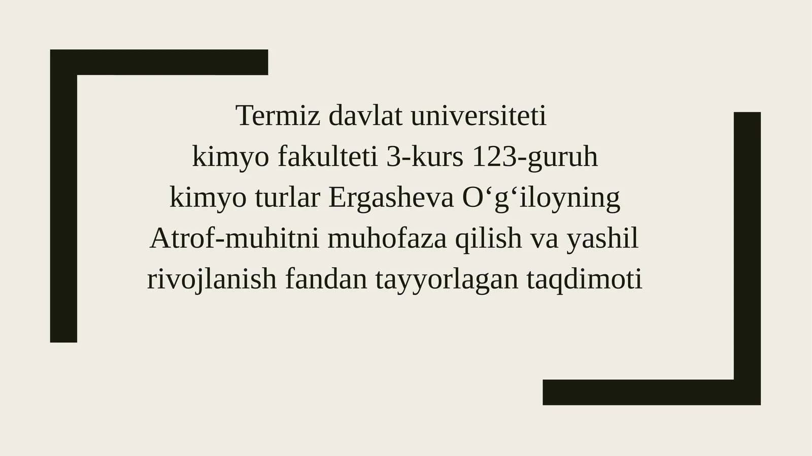 Iqlimo‘zgarishi va Ekologik Moshlashuv