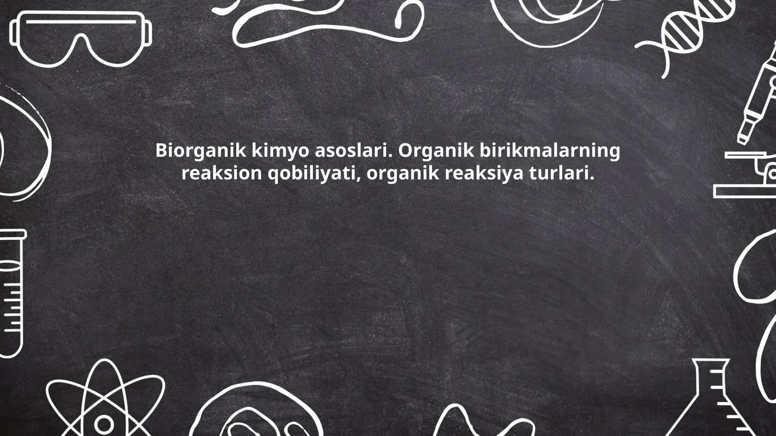 Biorganik kimyo asoslari