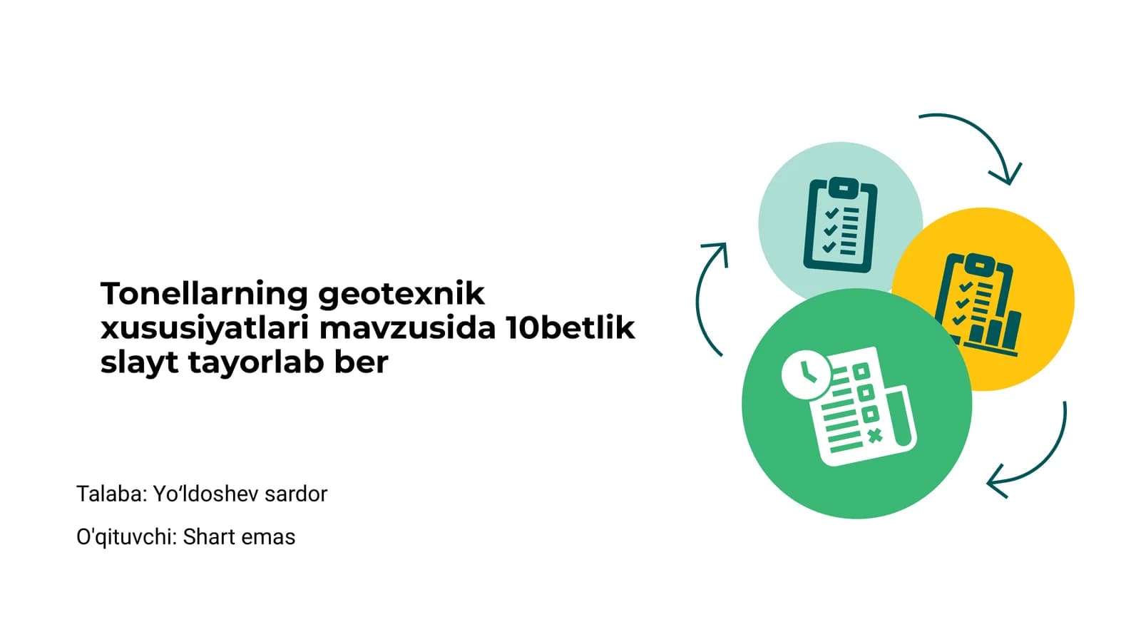 Tonellarning Geotexnik Xususiyatlari Nima?
