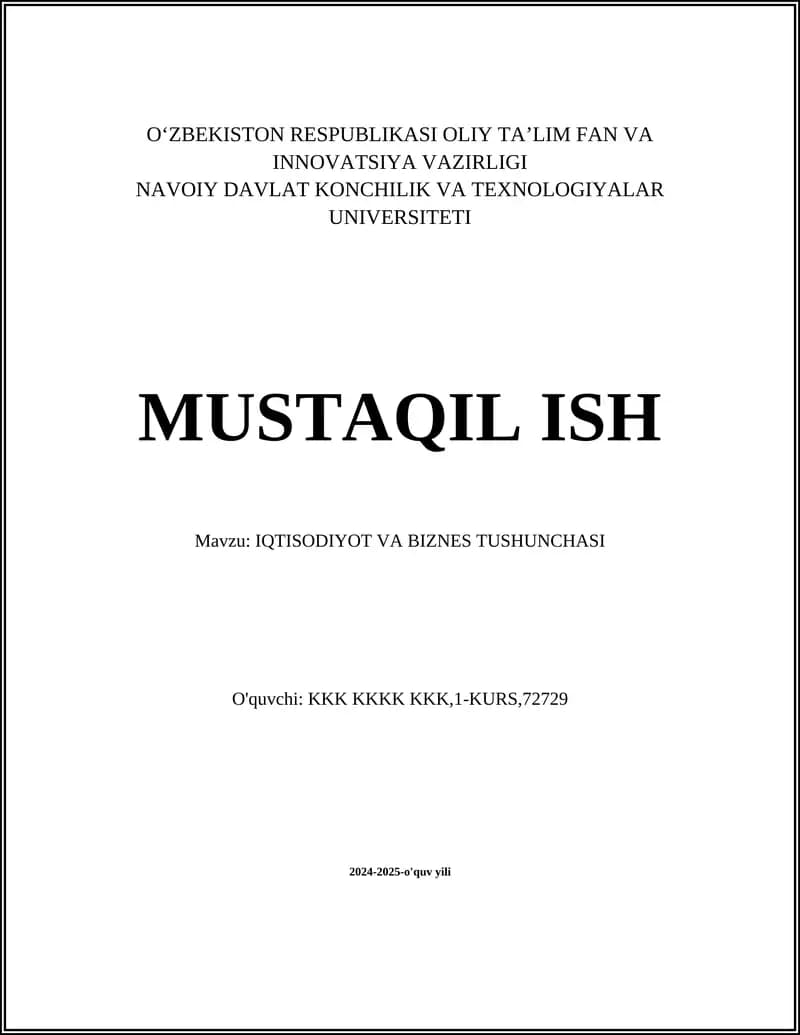 Bozor iqtisodiyoti