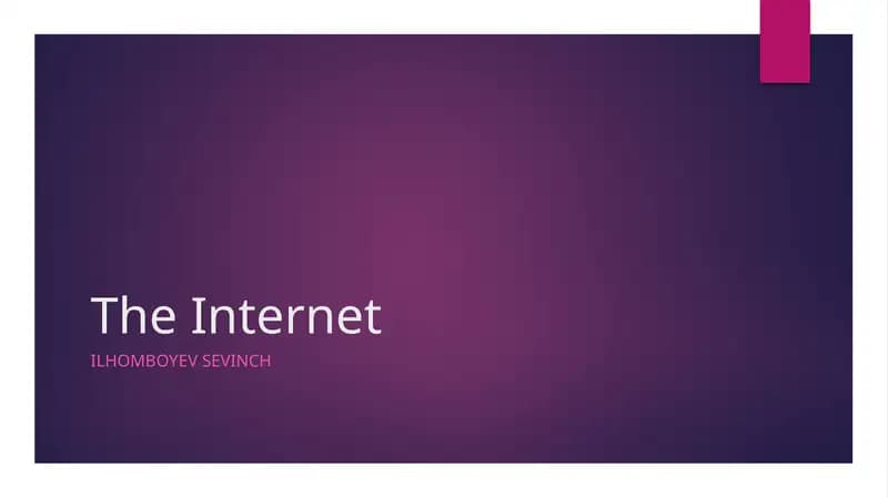 The Internet