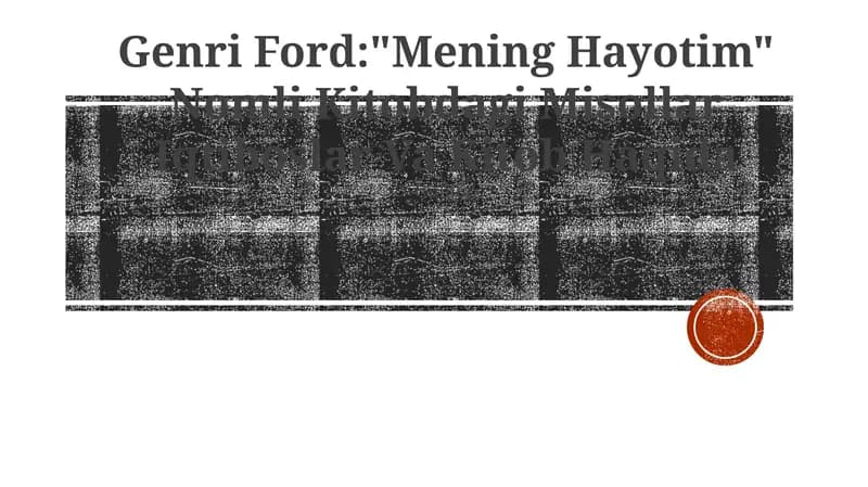 Mening Hayotim Kitobdagi Misollar Iqtiboslar