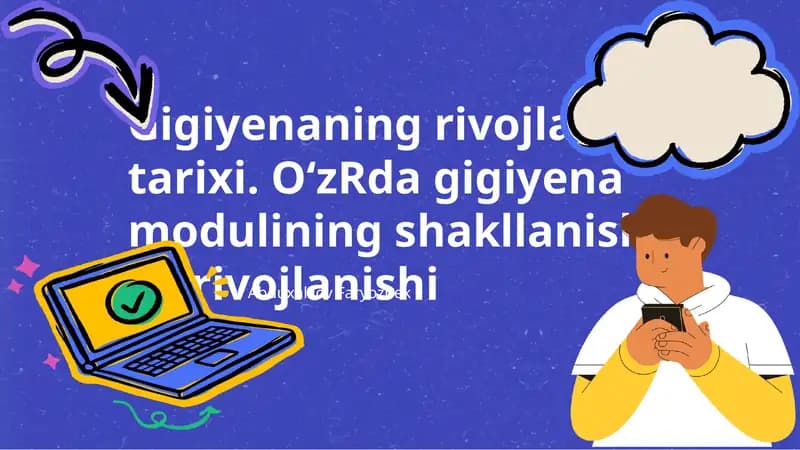 Gigiyenaning rivojlanish tarixi