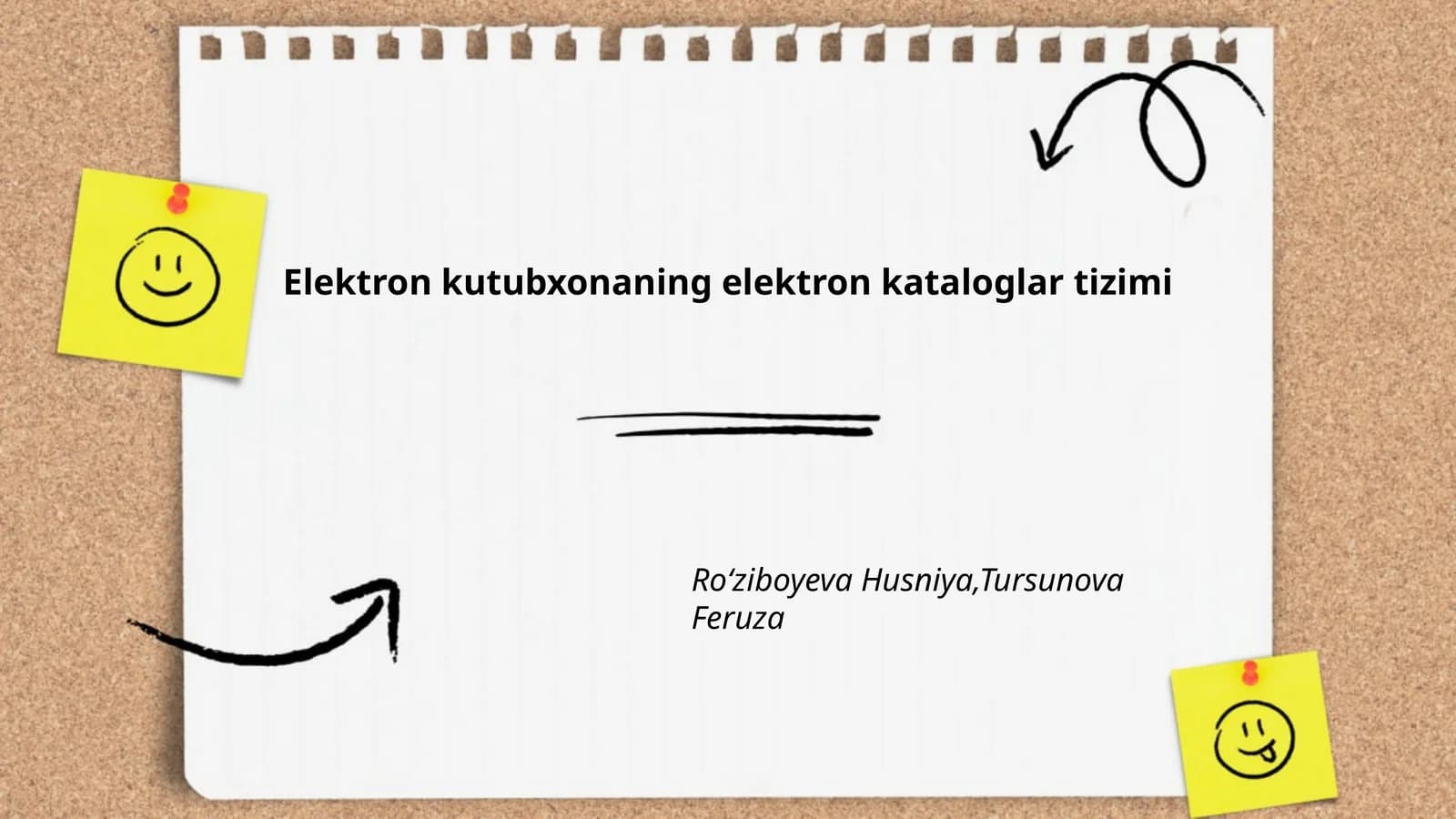 Elektron kutubxonaning elektron kataloglar tizimi