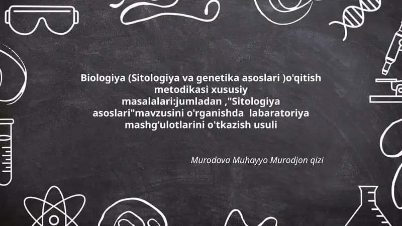 Sitologiya asoslari