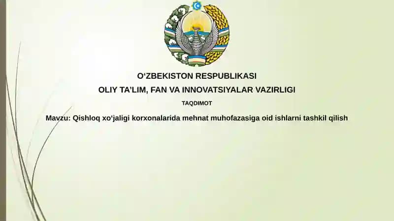Mehnatni muhofaza qilish xizmati
