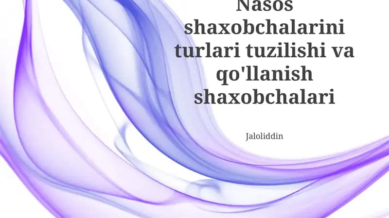 Burun kateterlarining turlari