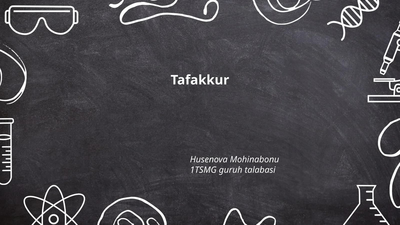 Tafakkur va Ayonlik