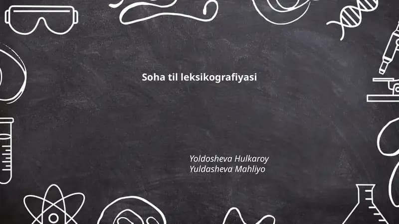 Soha til leksikografiyasi