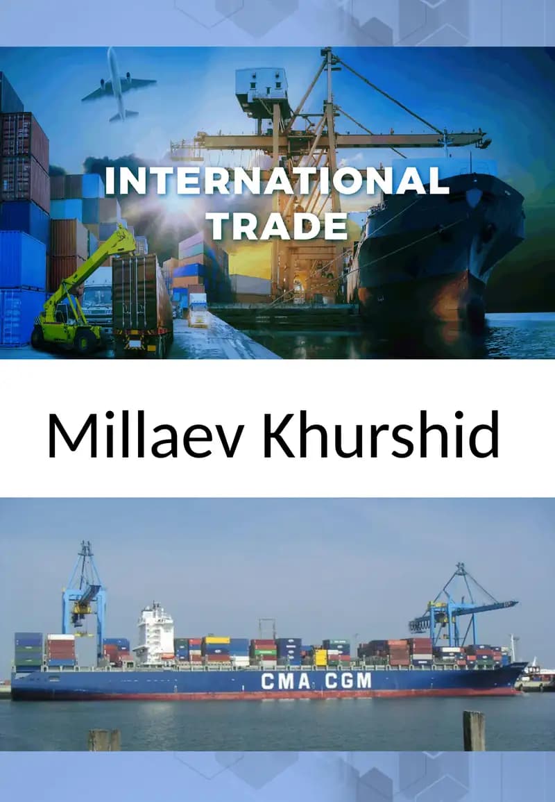 TASHQI SAVDO AYLANMASI