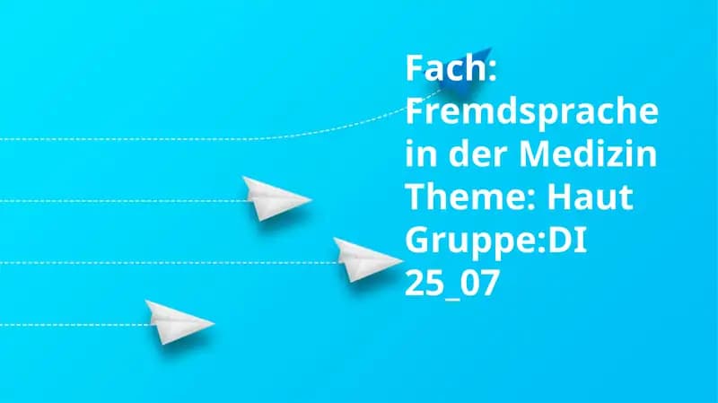 Fremdsprache in der Medizin