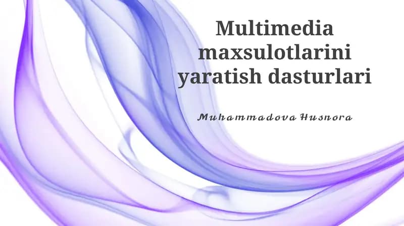 Grafik Dizayn Dasturlari