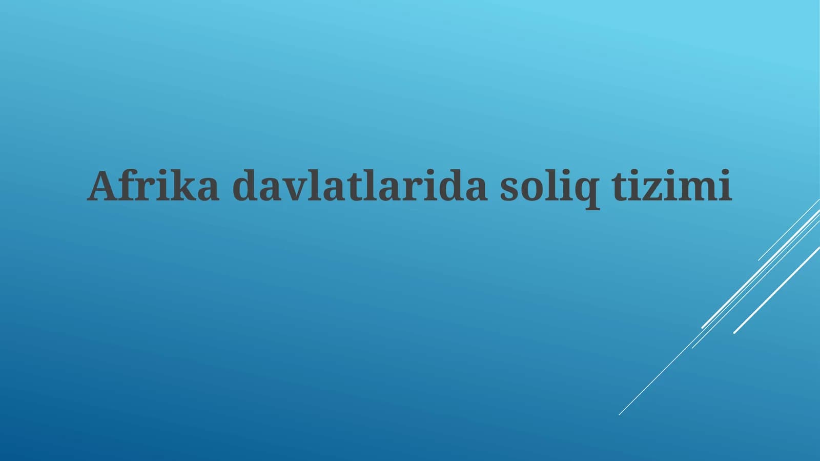 Afrikadavlatlaridasoliqtizimi