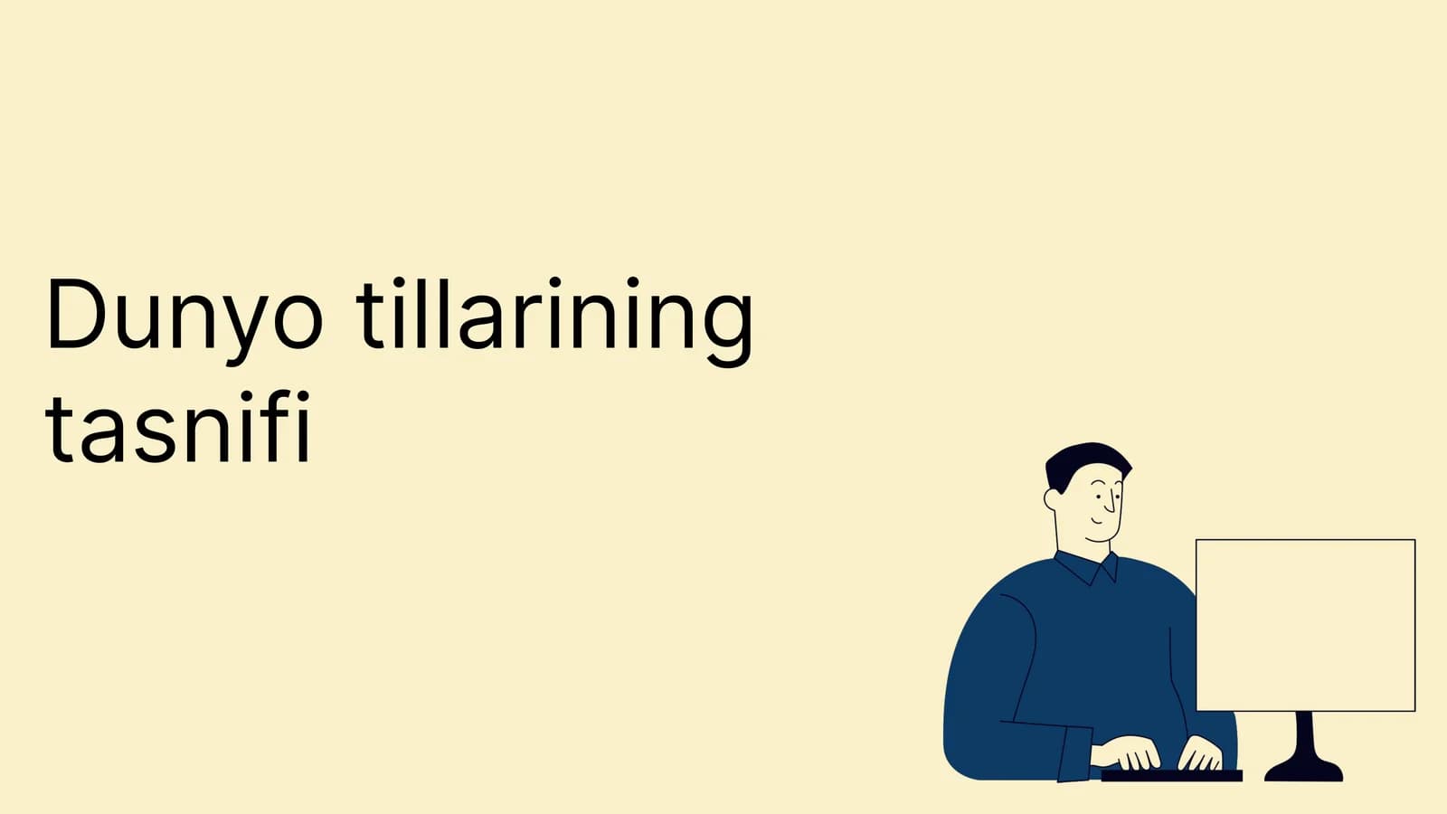 Dunyo tillarining tasnifi