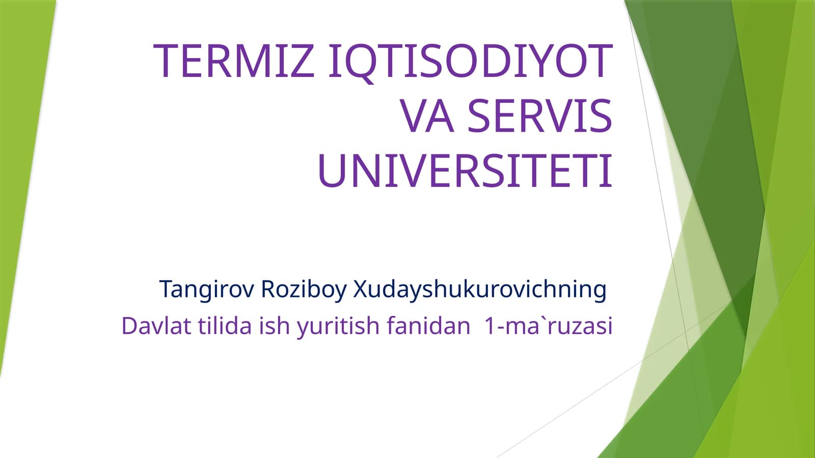 Davlattilidaishyuritishfanidan1-ma`ruzasi