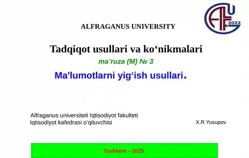 Ma'lumotlarniyigʻishusullari