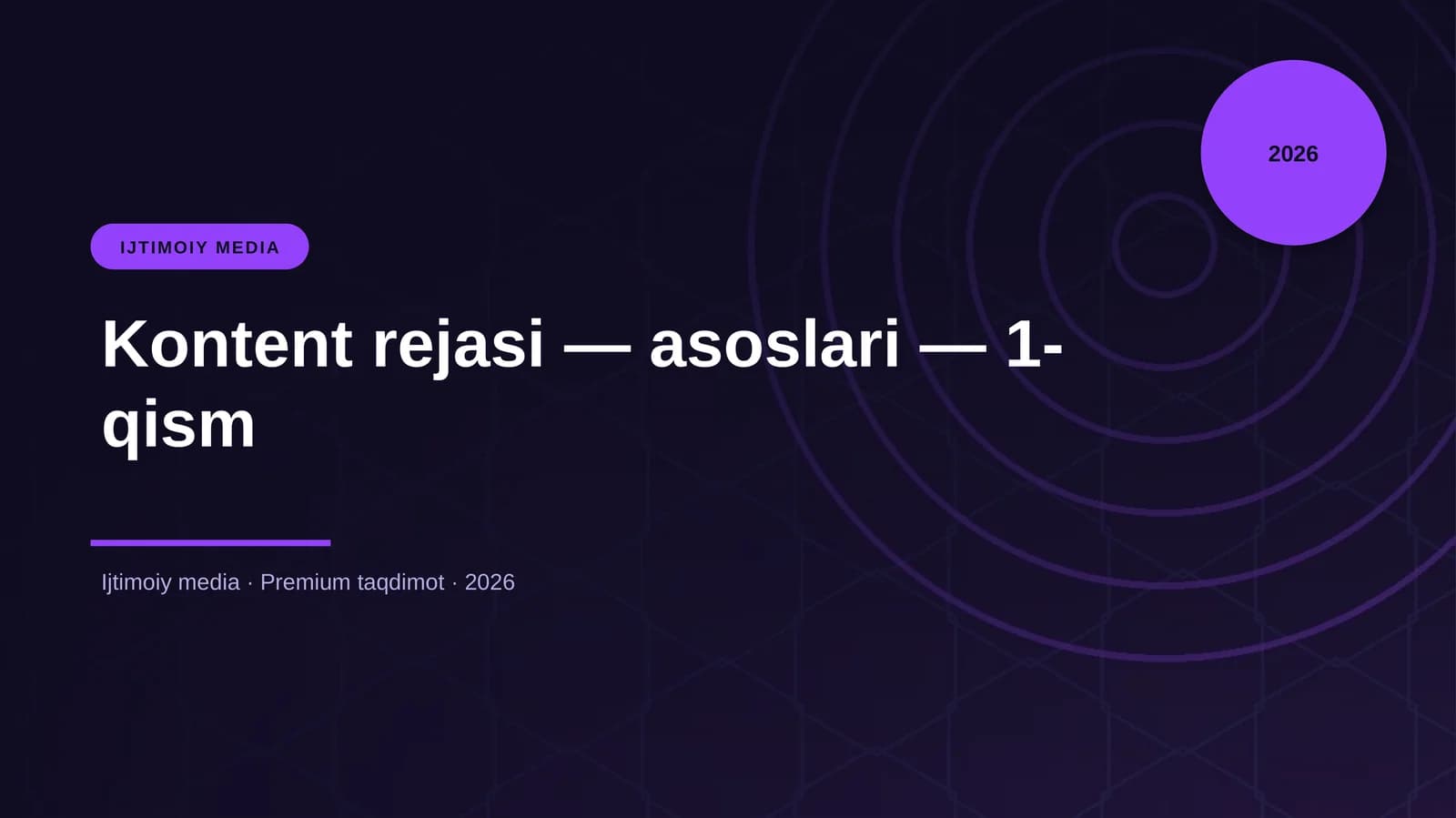 IJTIMOIY MEDIA