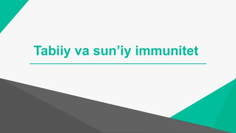 Immunitet