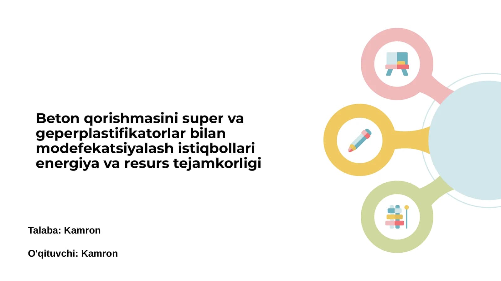 Beton Qorishmasini Super va Geperplastifikatorlar bilan Modifikatsiyalash Asoslari