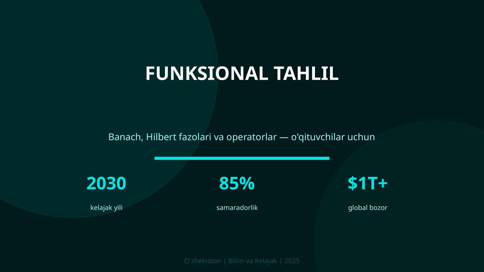 Funksional tahlil