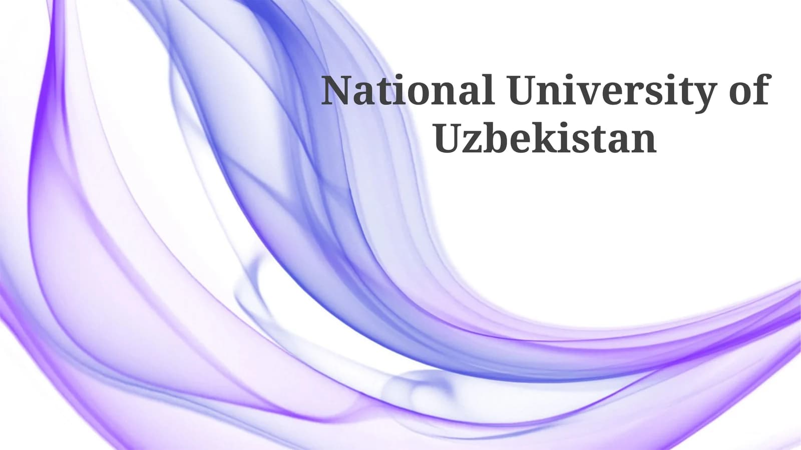 National University of Uzbekistan