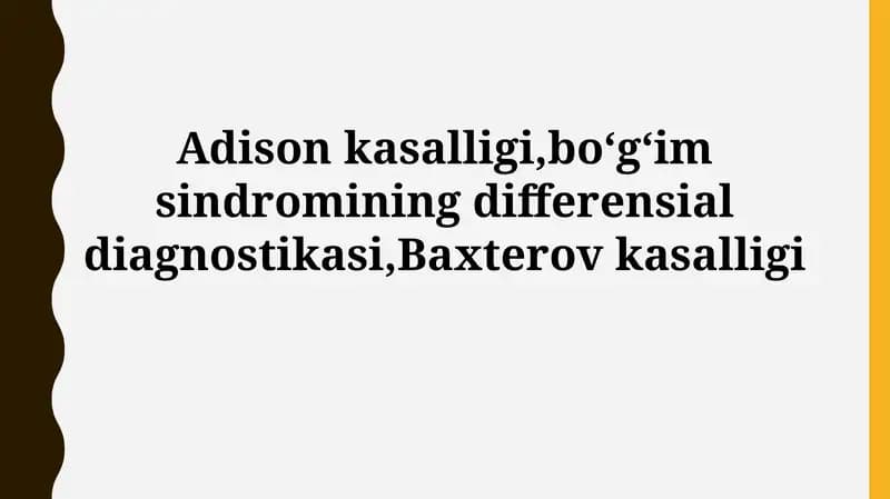 Baxter kasalligi