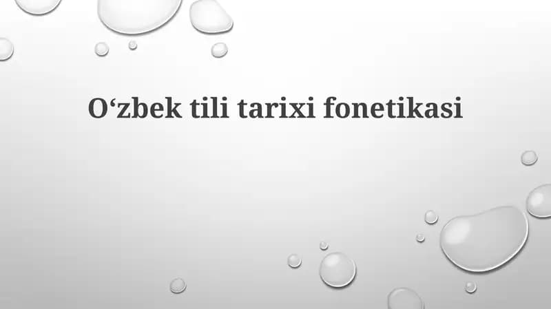 Oʻzbektilitarixifonetikasi
