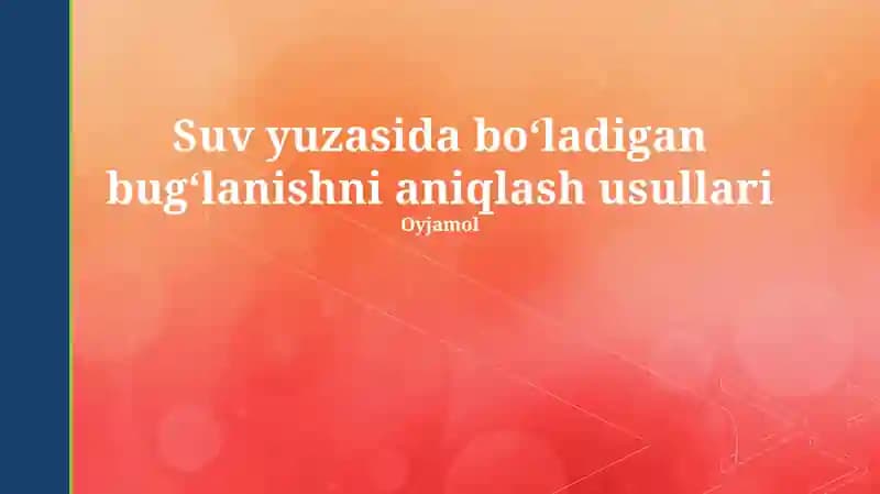 Evaporimetrlar turlari