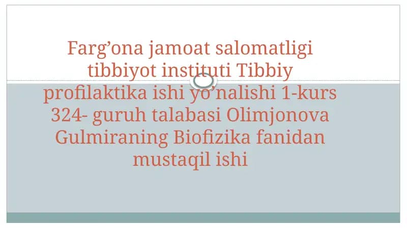 Qonaylanish sistemasining fizikasoslari