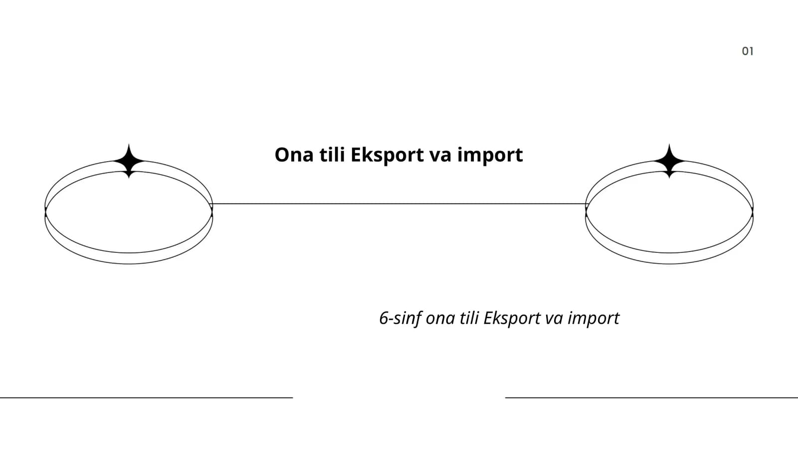 Ona tili Eksport va import
