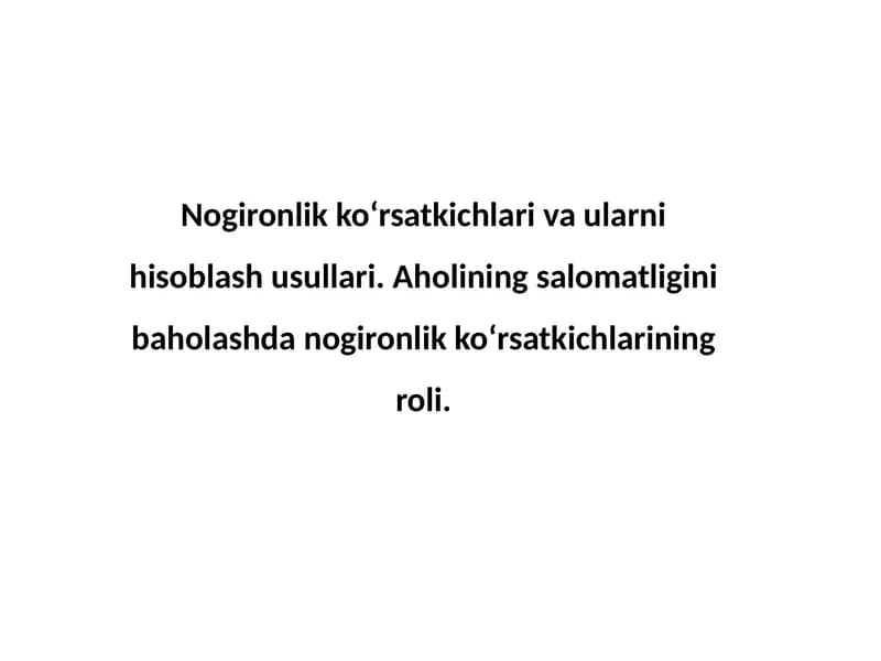 Nogironlik va vazn-solishtirish
