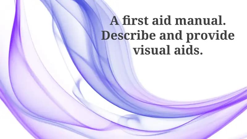 First Aid Manual