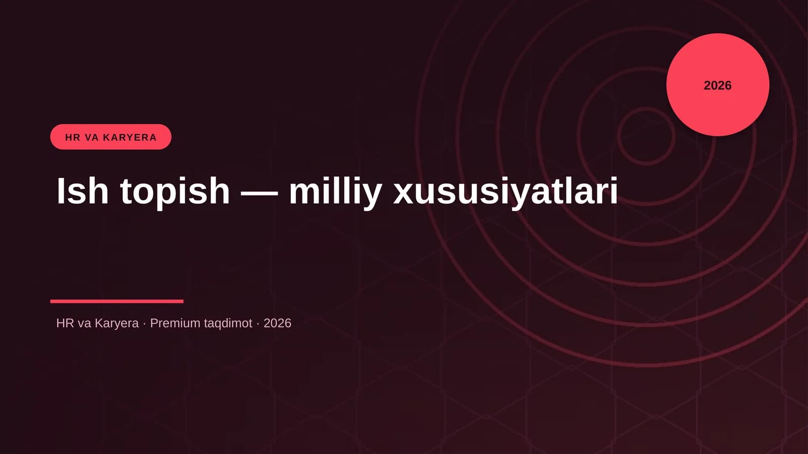 Ish topish — milliy xususiyatlari