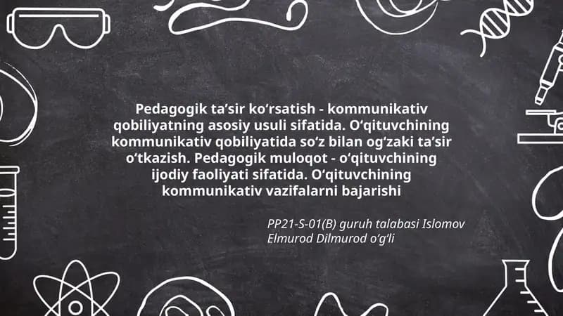 Pedagogik ta'sir ko'rsatish