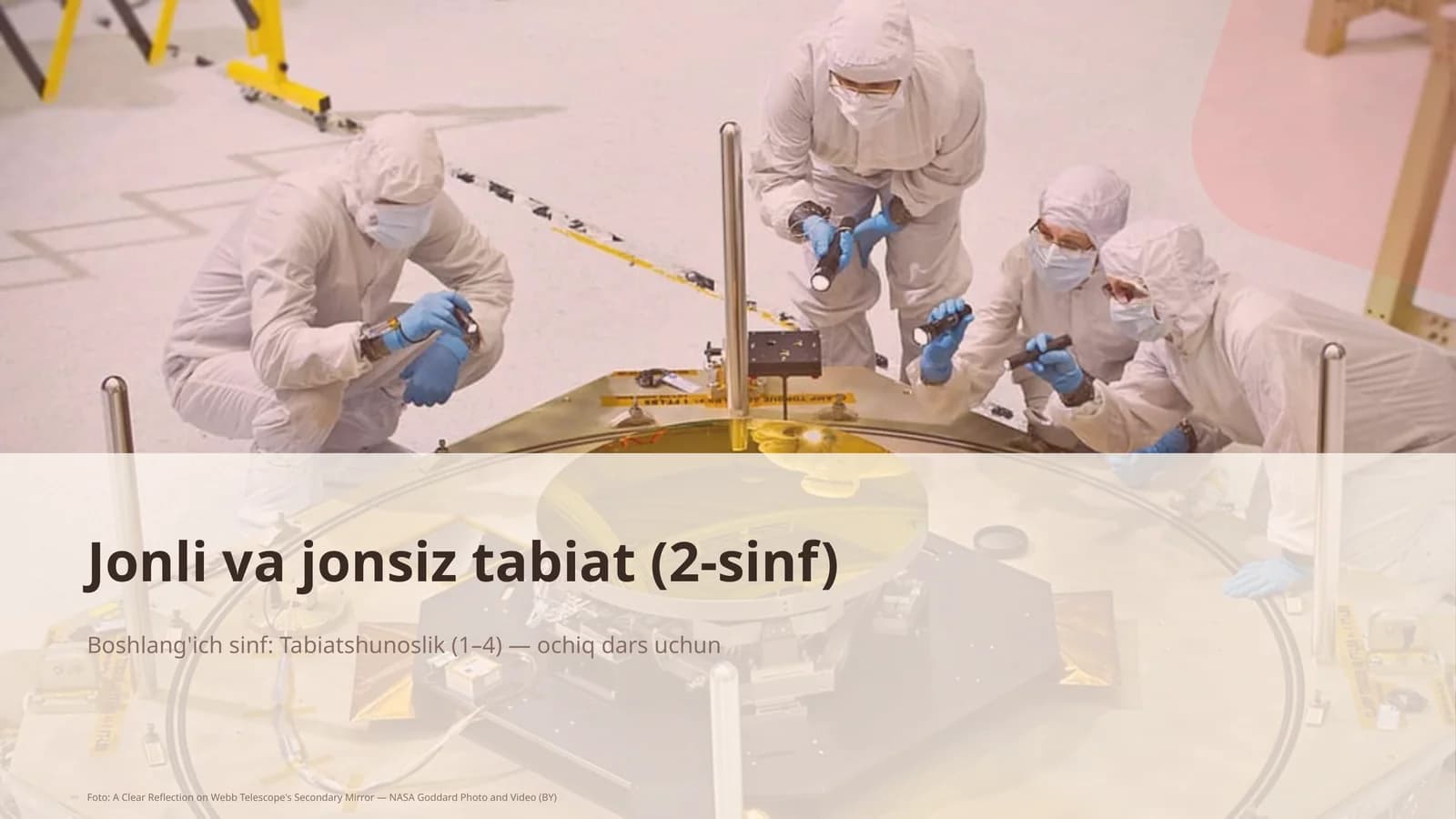 Jonli va jonsiz tabiat (2-sinf)