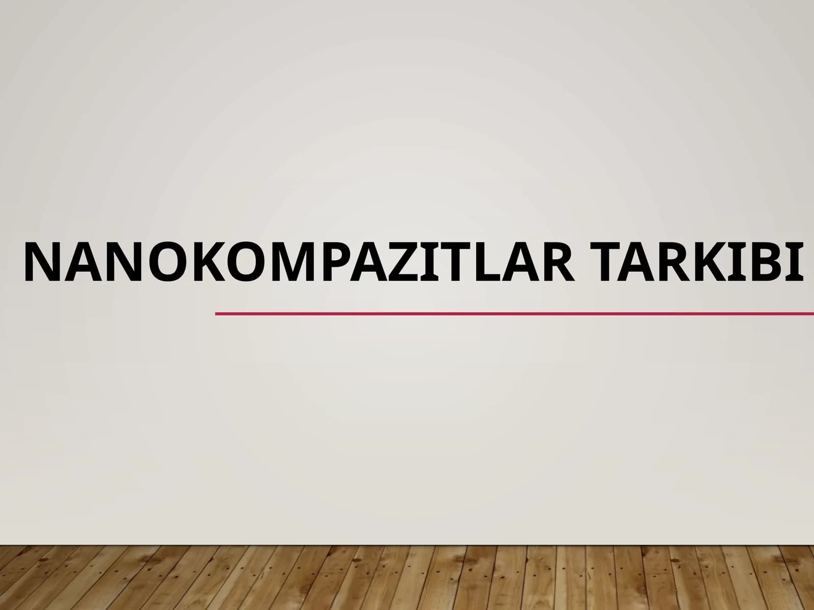 Nanokompozitlar tarkibi