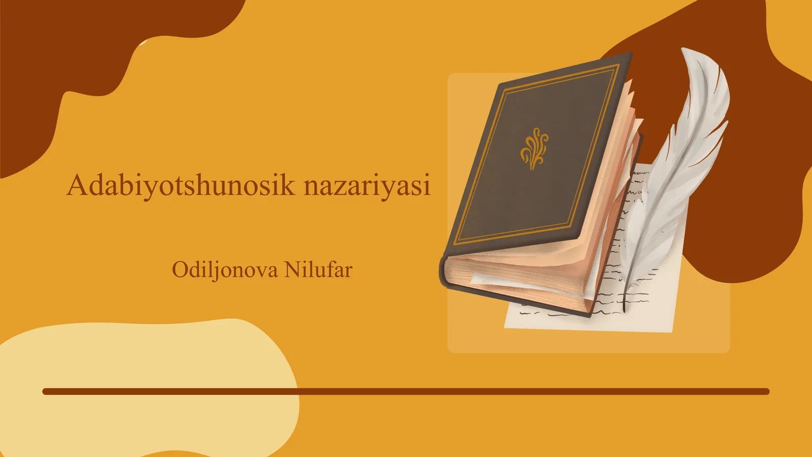 Adabiyotshunosik nazariyasi